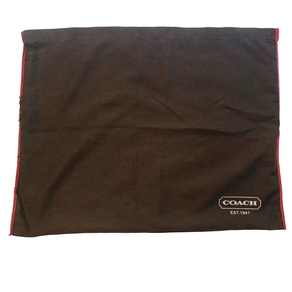 COACH Brown Drawstring 15x18 Dust Bag